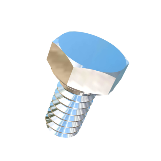 Titanium #10-24 X 3/8 UNC Allied Titanium Hex Head Bolt (No Dimple)